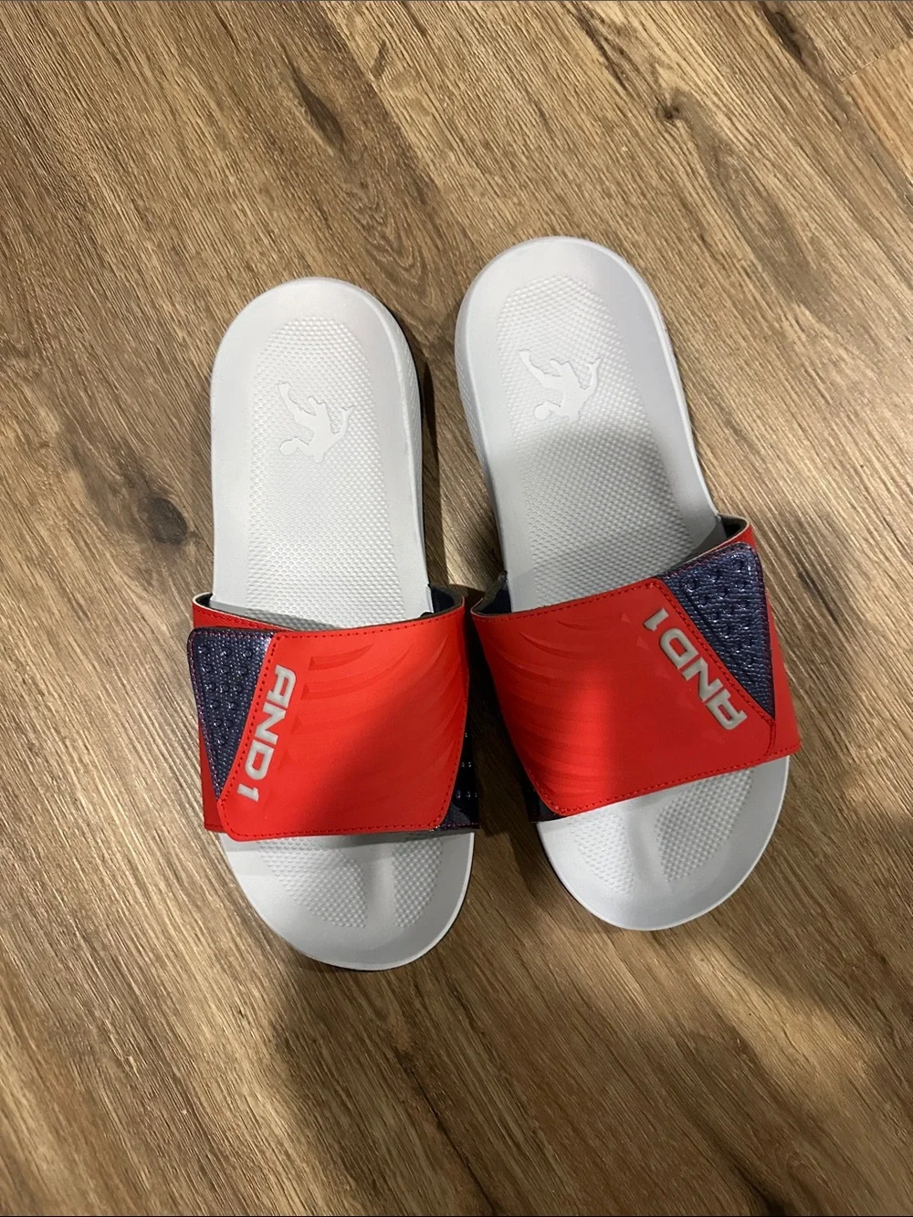And1 Red White and Blue Men's Slide Sandals